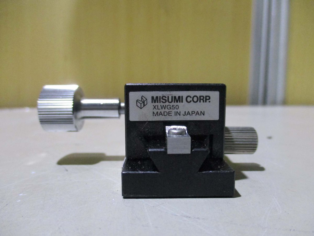 中古 MISUMI X軸スチールステージ CORP. XLMG50(KADR50427D008)_画像3
