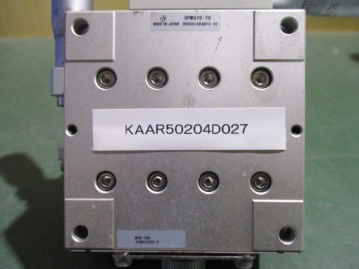 中古 MISUMI Goniometer stage GPWG70-70 高精度ゴニオステージ(KAAR50204D027)_画像2
