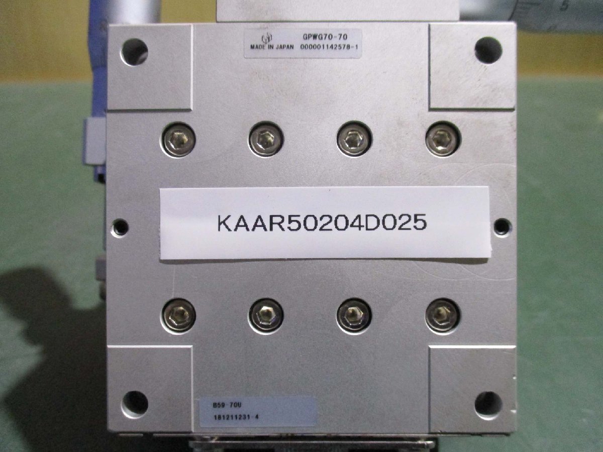 中古 MISUMI Goniometer stage GPWG70-70 高精度ゴニオステージ(KAAR50204D025)_画像2