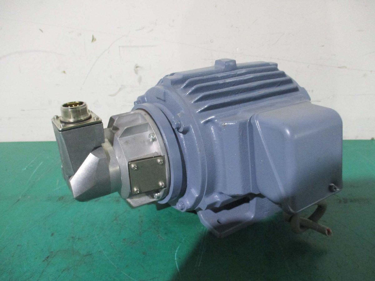 中古 NIDEC EEK-IM 三相インダクションモータ 0.4KW 180V モーター＜送料別＞(KBHR50225E011)