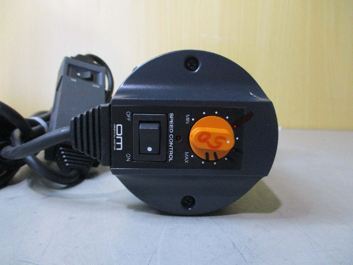 中古ORIENTAL MOTOR ACスピードコントロールモーター PSH425-401P 25W 100V 0.7A/GEAR HEAD 4GN12.5K(KBJR50727D015)_画像6