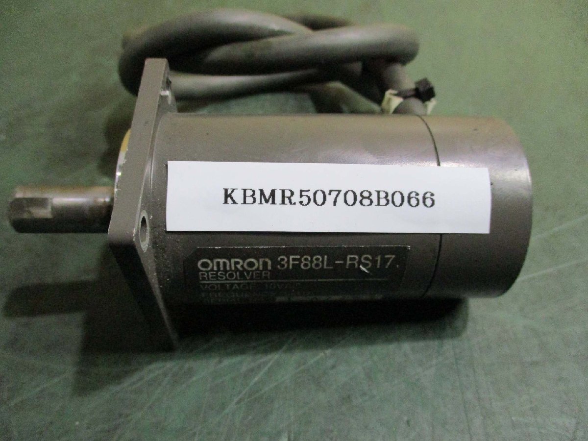 中古 OMRON RESOLVER 3F88L-RS17 カムポジショナ レゾルバ(KBMR50708B066)