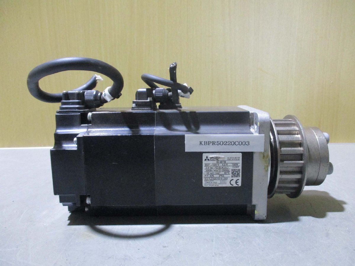 中古 MITSUBISHI AC SERVO MOTOR HG-KR73B 750W(KBPR50220C003)