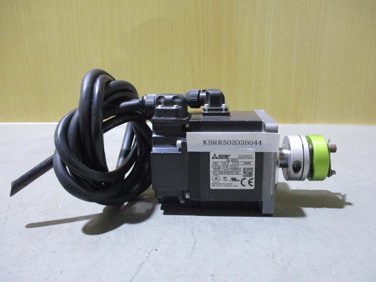 中古 MITSUBISHI AC SERVO MOTOR HC-MFS13 サーボモータ 100W 中古 MITSUBISHI AC SERVO MOTOR HC-MFS13 サーボモータ 100W