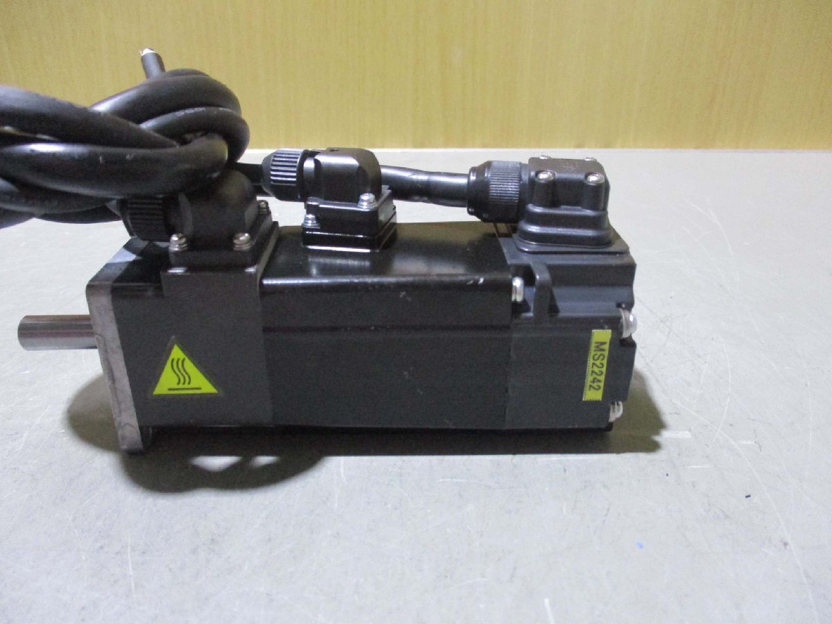 中古 MITSUBISHI AC SERVO MOTOR HF-KP053B AC サーボモーター 50W(KBUR41128C144)_画像5