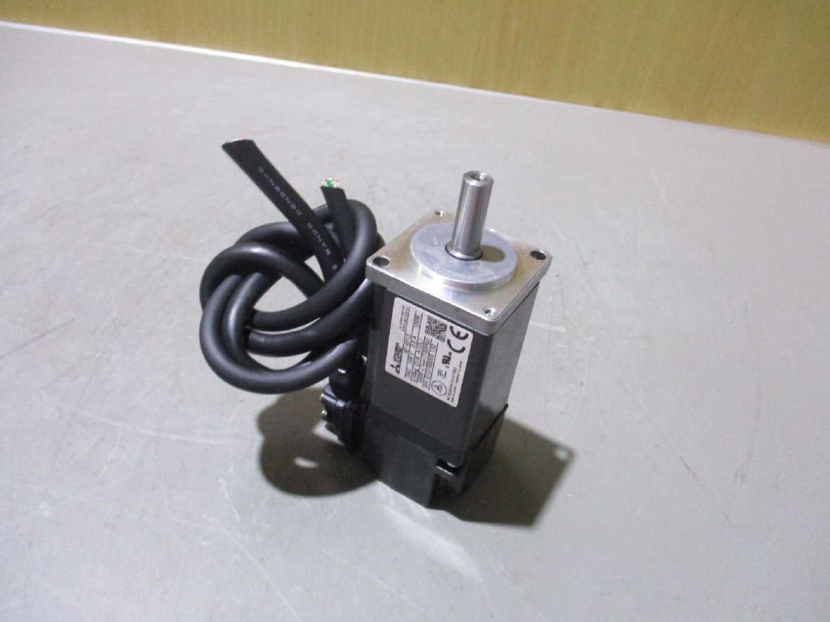 中古 MITSUBISHI AC SERVO MOTOR HF-KP13 AC サーボモーター 100W(KBUR41126C128)_画像6