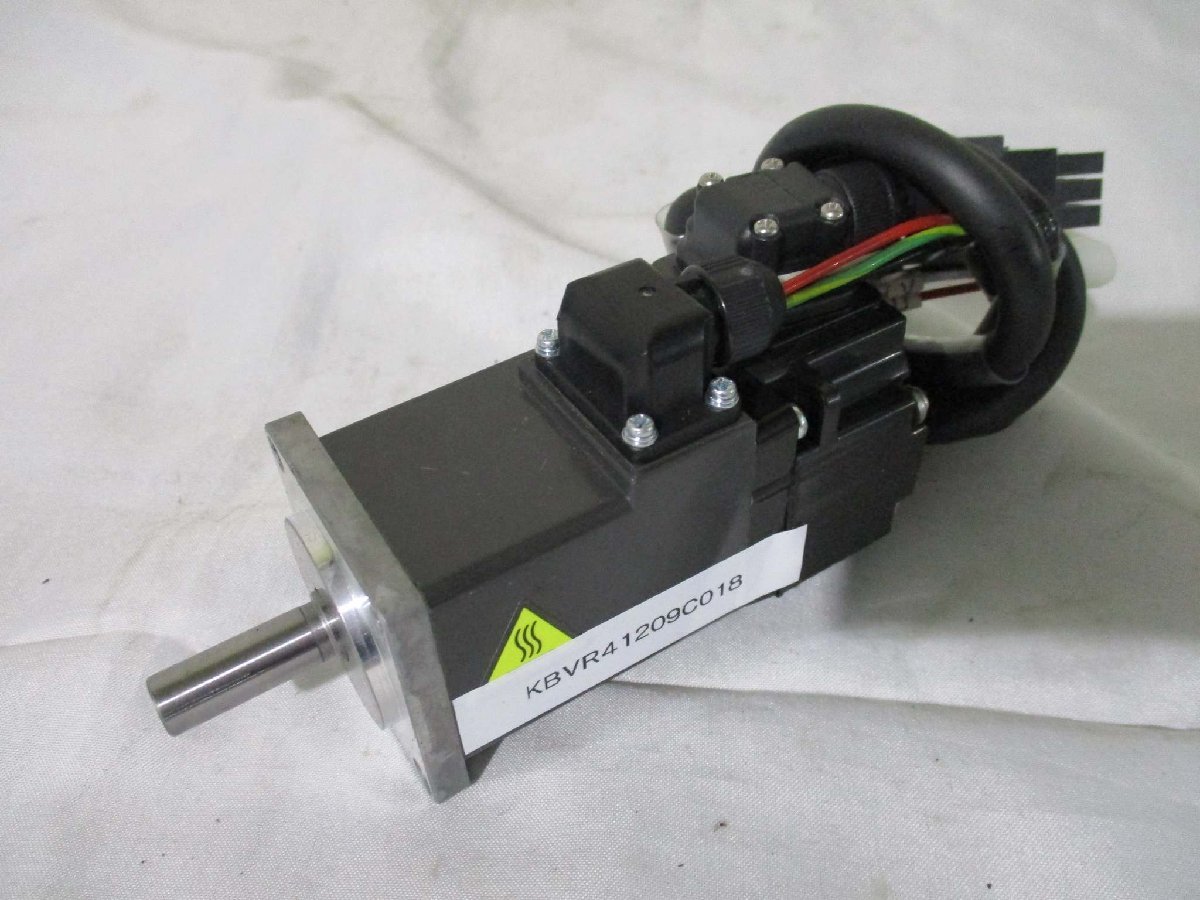 中古 MITSUBISHI AC SERVO MOTOR HF-KP13 AC サーボモーター 100W(KBVR41209C018)