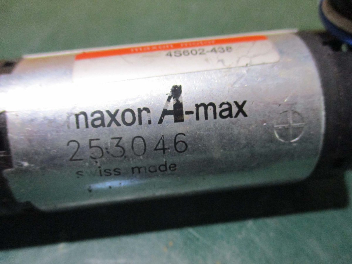 中古MAXON MOTOR SERVO MOTOR, 253046 4S602-438(KBVR50111C317)_画像3