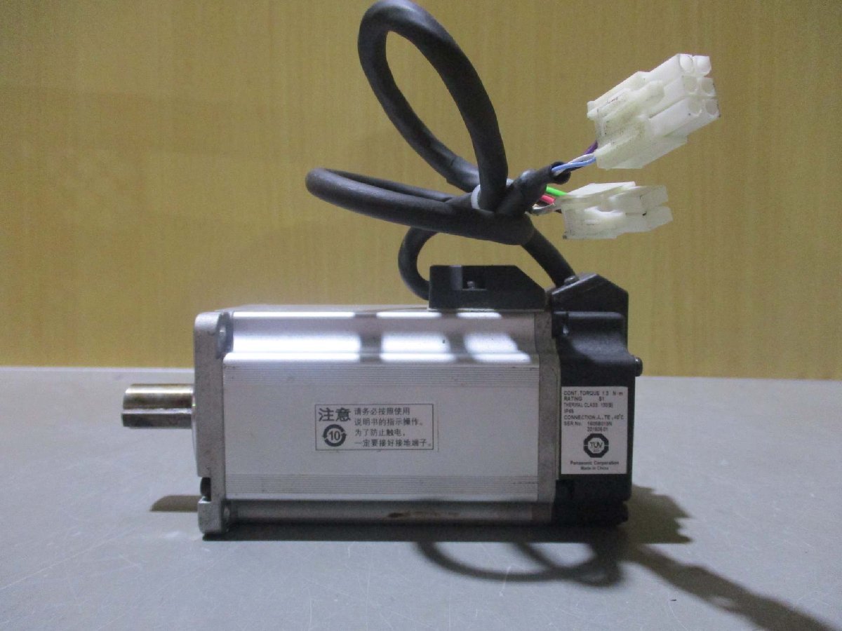 中古Panasonic MHMJ042G1U Servo Motor 400W(KCFR40830B246)