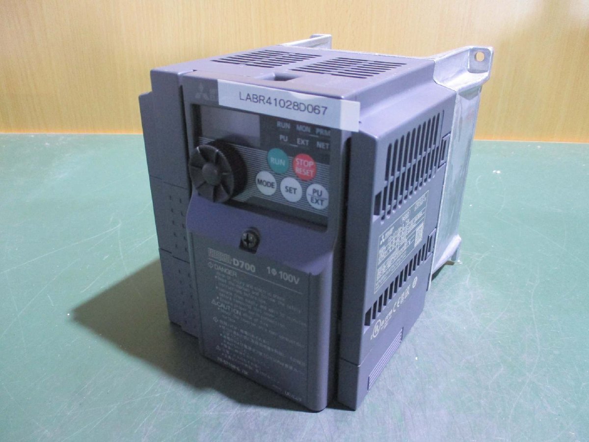 Yahoo!オークション - 中古 MITSUBISHI FR-D710W-0.75K 100V Yahoo!オークション - 中古 MITSUBISHI FR-D710W-0.75K 100V