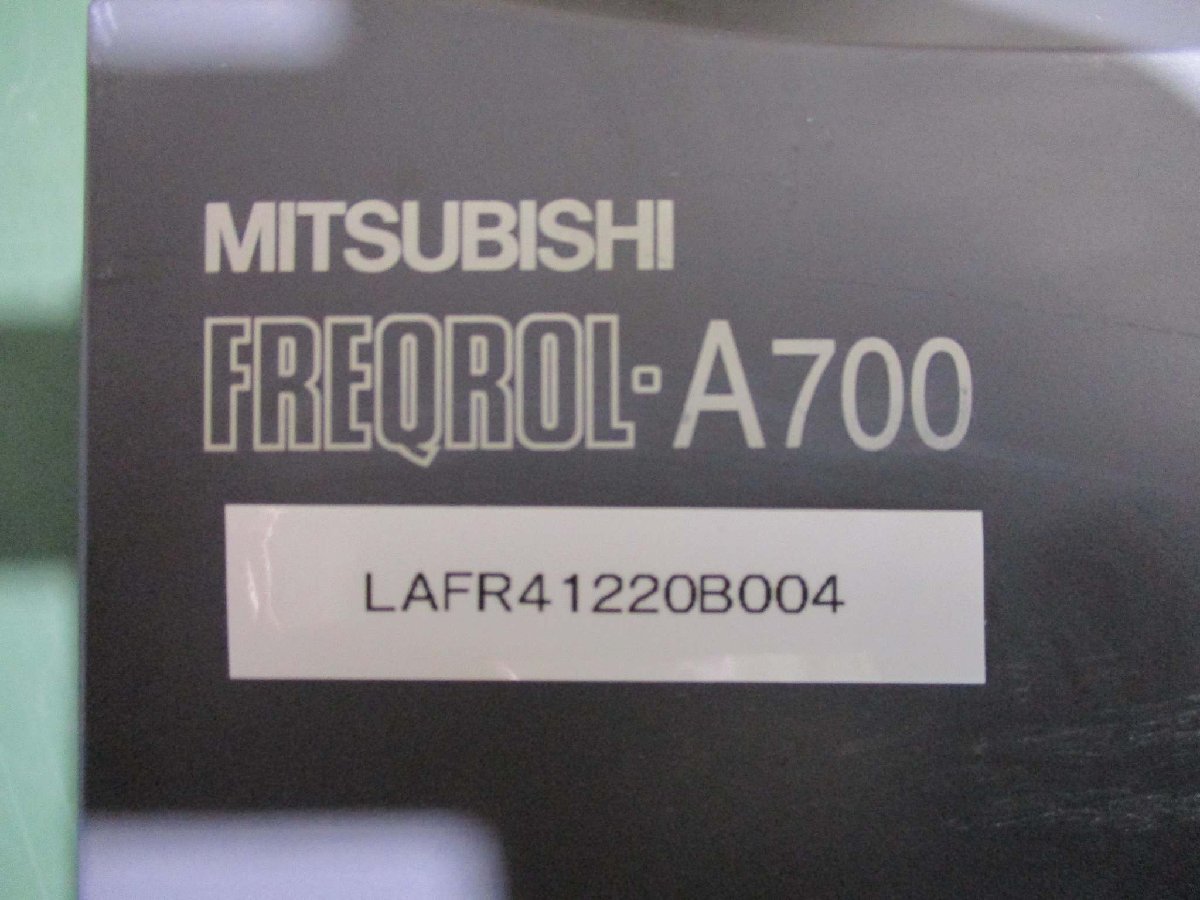 中古 MITSUBISHI FREQROL-A700 INVERTER FR-A720-1.5K インバーター 1.5kW(LAFR41220B004)_画像2