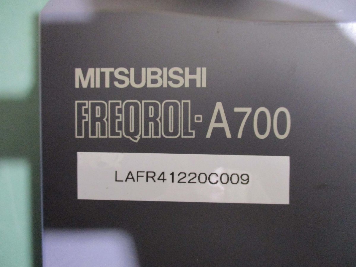 中古 MITSUBISHI FREQROL-A700 INVERTER FR-A720-7.5K インバーター 7.5kW(LAFR41220C009)_画像2
