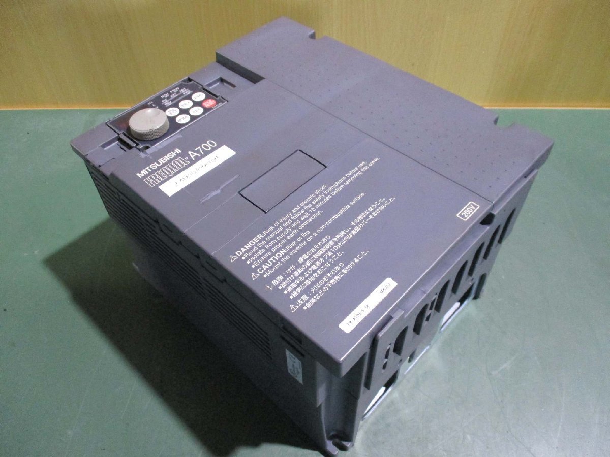 中古 MITSUBISHI FREQROL-A700 INVERTER FR-A720-5.5K インバーター 5.5kW(LAFR41220C001)