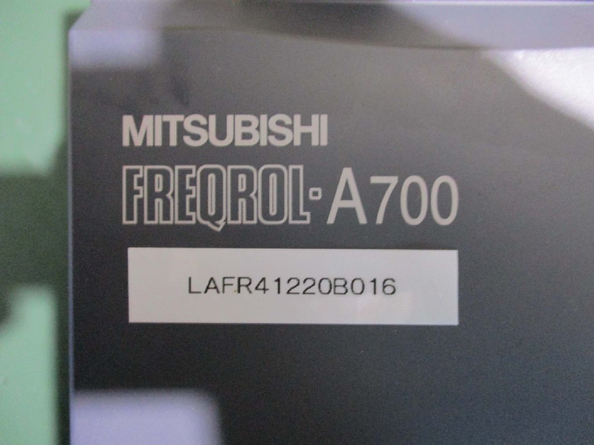 中古 MITSUBISHI FREQROL-A700 INVERTER FR-A720-2.2K インバーター 2.2kW(LAFR41220B016)_画像2