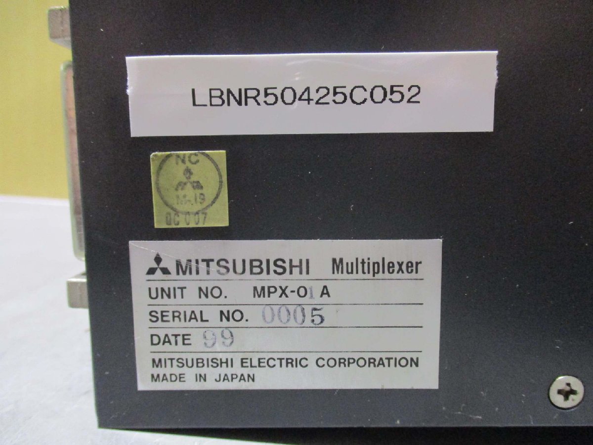 中古 MITSUBISHI MULTIPLEXER MPX-O1A(LBNR50425C052)_画像2