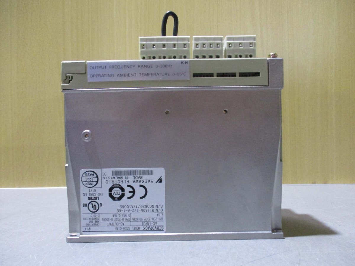 中古 YASKAWA サーボパック SGDH-01AE SERVOPACK JUSP-NS100 200V(LBUR40721D034)_画像8