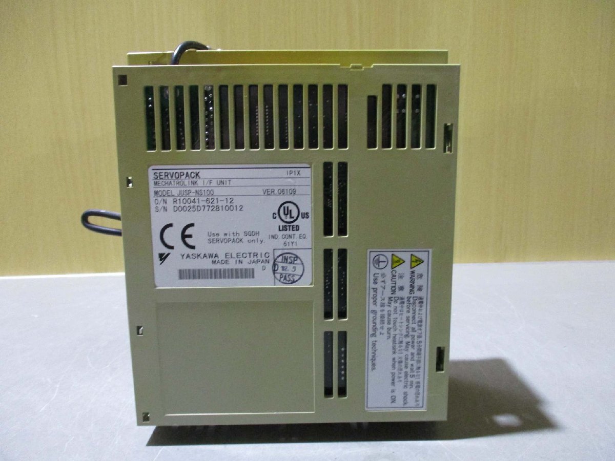 中古 YASKAWA サーボパック SGDH-01AE SERVOPACK JUSP-NS100 中古 YASKAWA サーボパック SGDH-01AE SERVOPACK JUSP-NS100