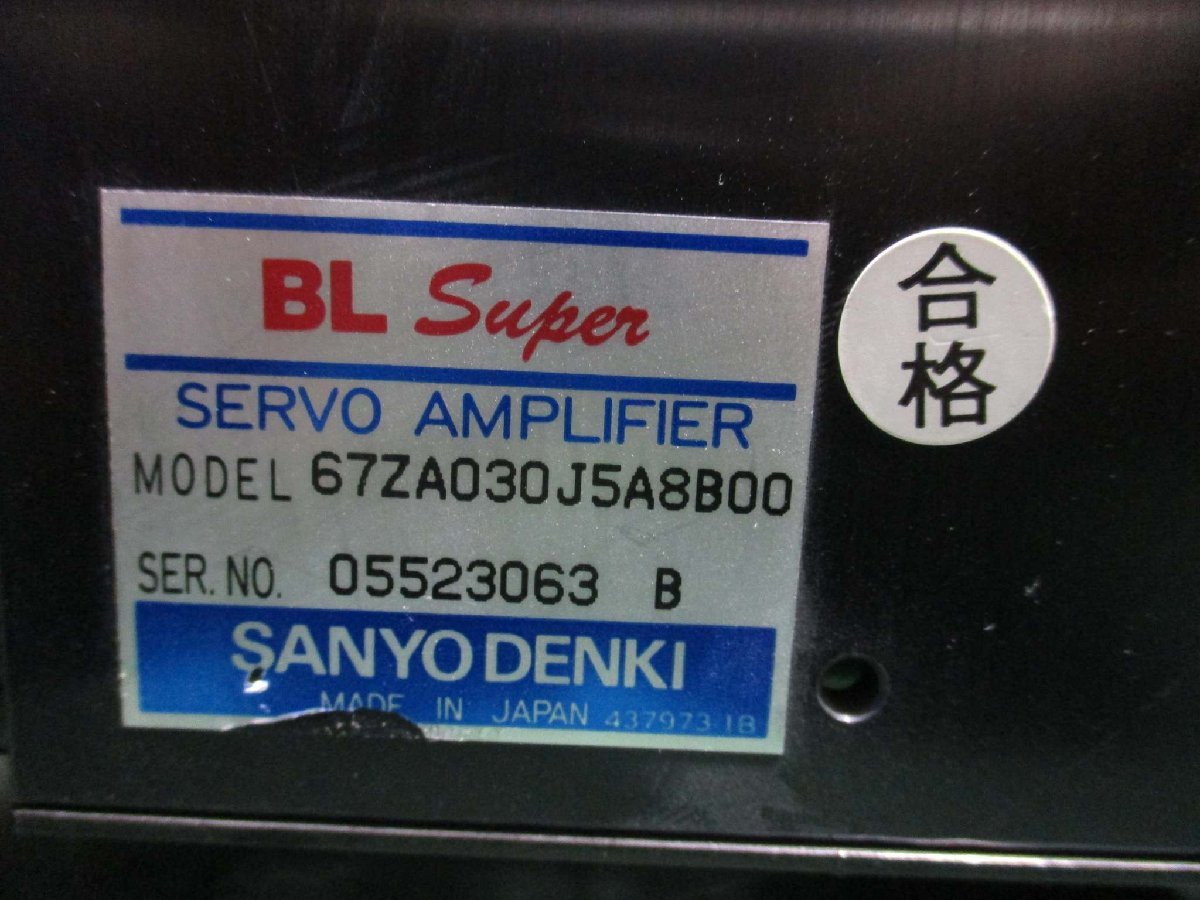 中古 Sanyo Denki 67ZA030J5A8B00 サーボアンプ(LBWR41019C032)_画像6