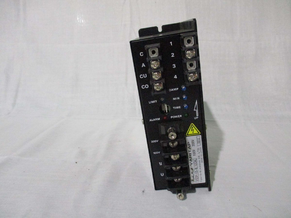 中古 TOKYORIKOSHA 電圧調整器 VSCP-15-N(LCFR40816C075)_画像4