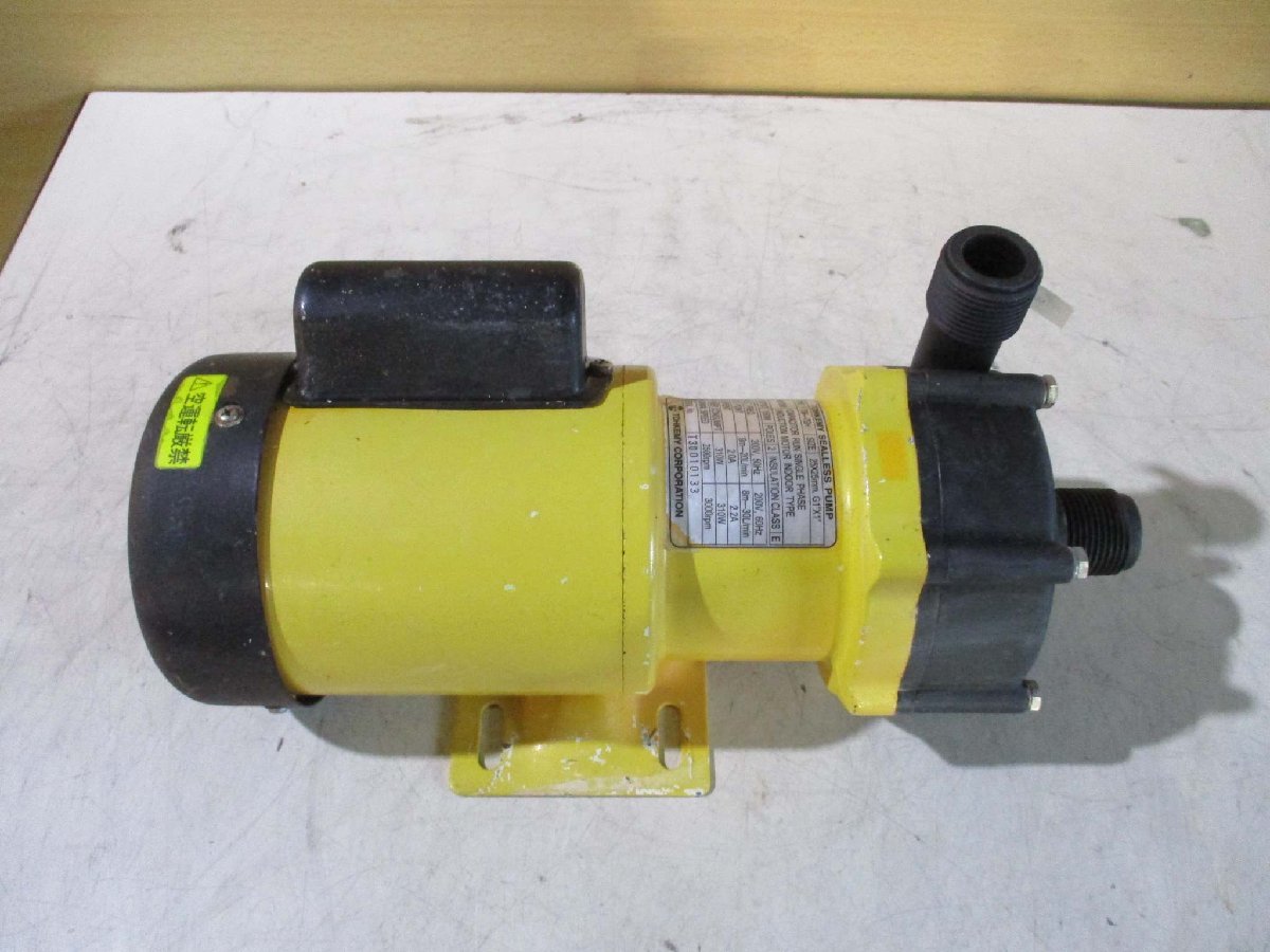 中古TOHKEMY SEALLESS PUMP TM-7SHE 200V(MAAR50125B010)_画像4