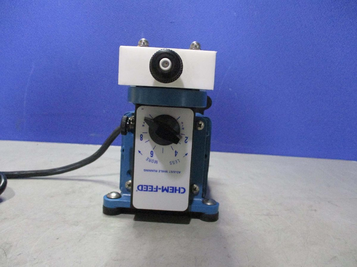 中古 BLUE WHITE C-15125LP CHEM FEED METERING PUMP ケミカルフィード定量ポンプ(MAHR50814D017)_画像5