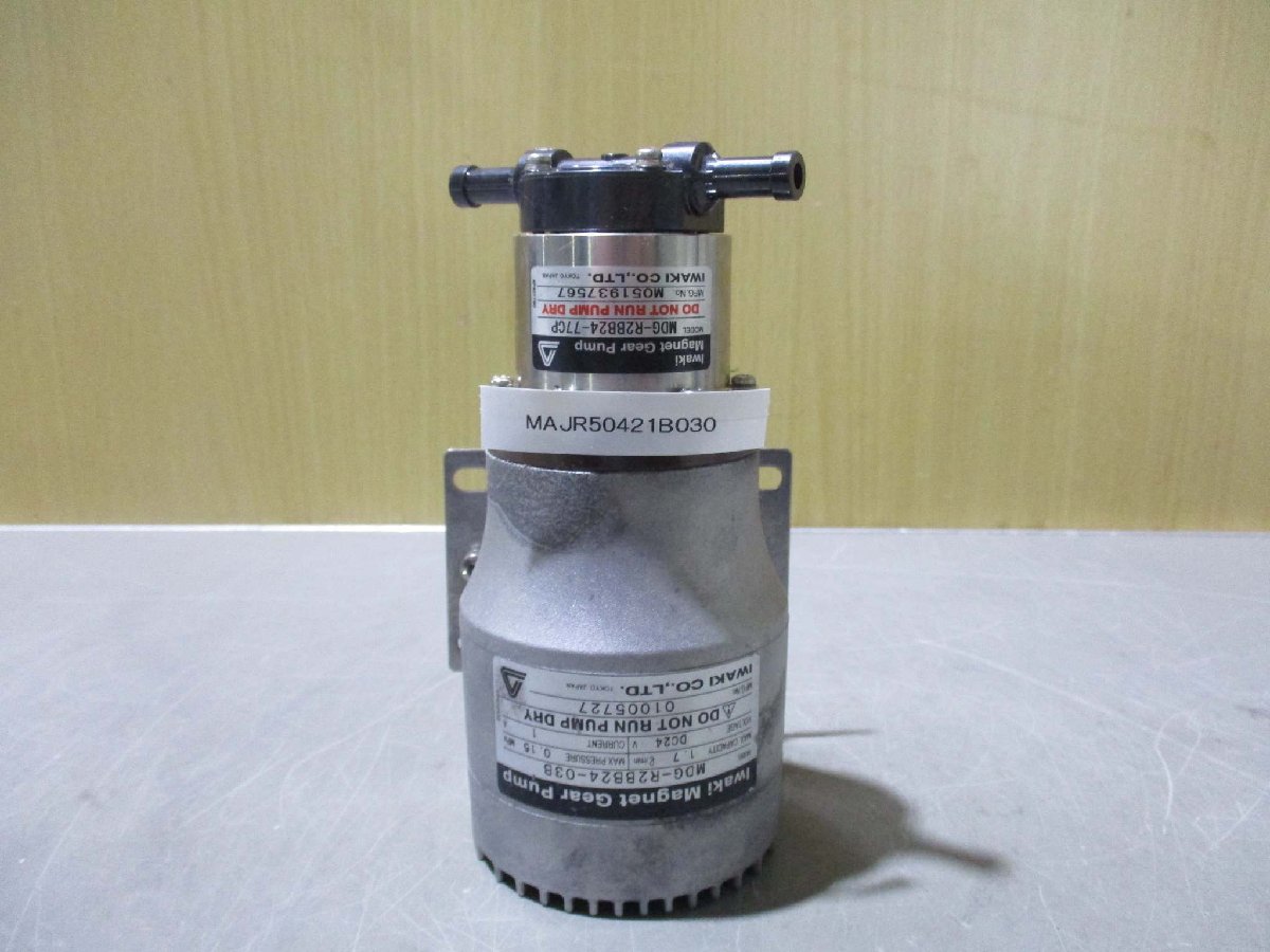 中古 IWAKI magnet gear pump MDG-R2BB24-03B MDG-R2BB24-77CP(MAJR50421B030)