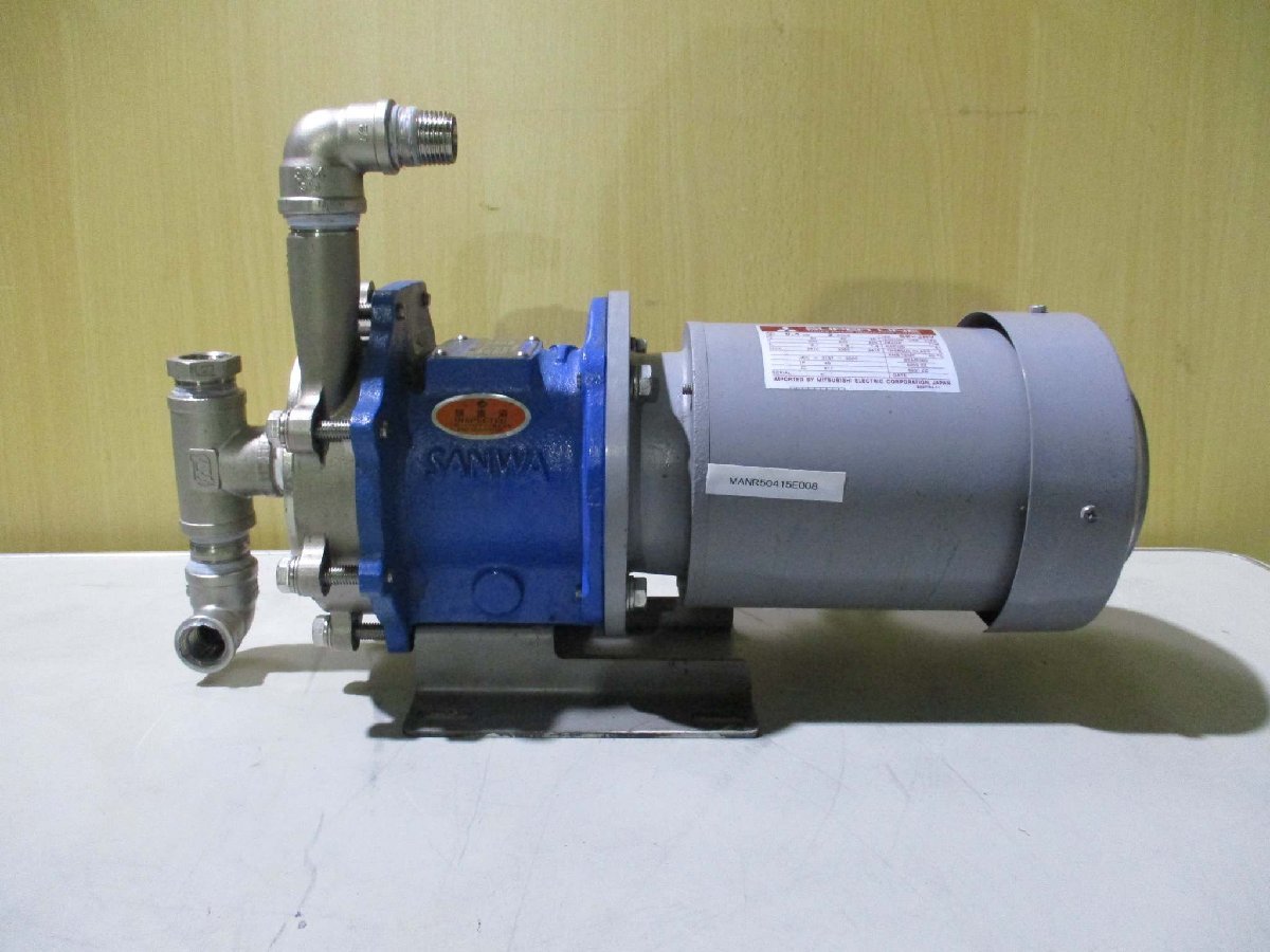 中古 SANWA PUMP MMP21 0.4KW/SUPER LINE SF-JRV 0.4KW(MANR50415E008)