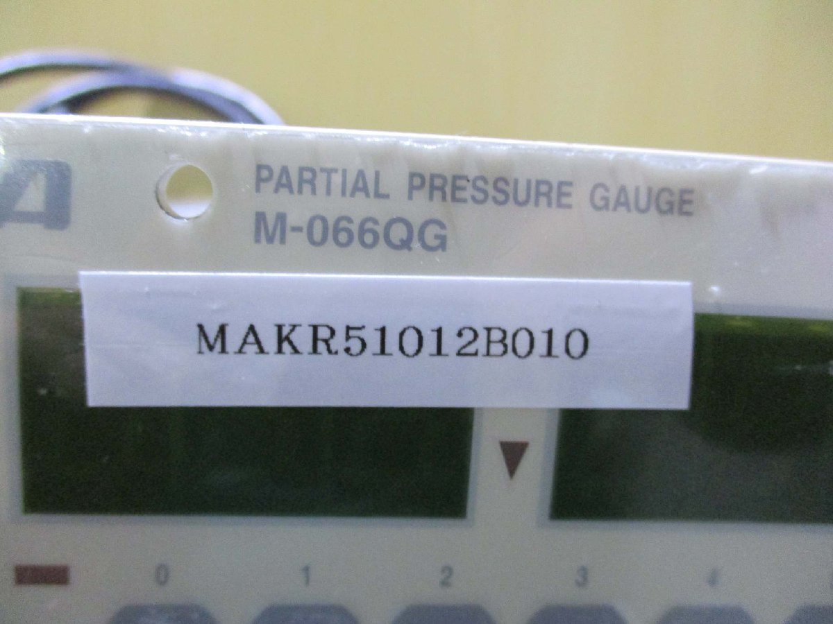 中古 ANELVA PARTIAL PRESSURE GAUGE M-066QG/A13-64245通電OK(MAKR51012B010)_画像3