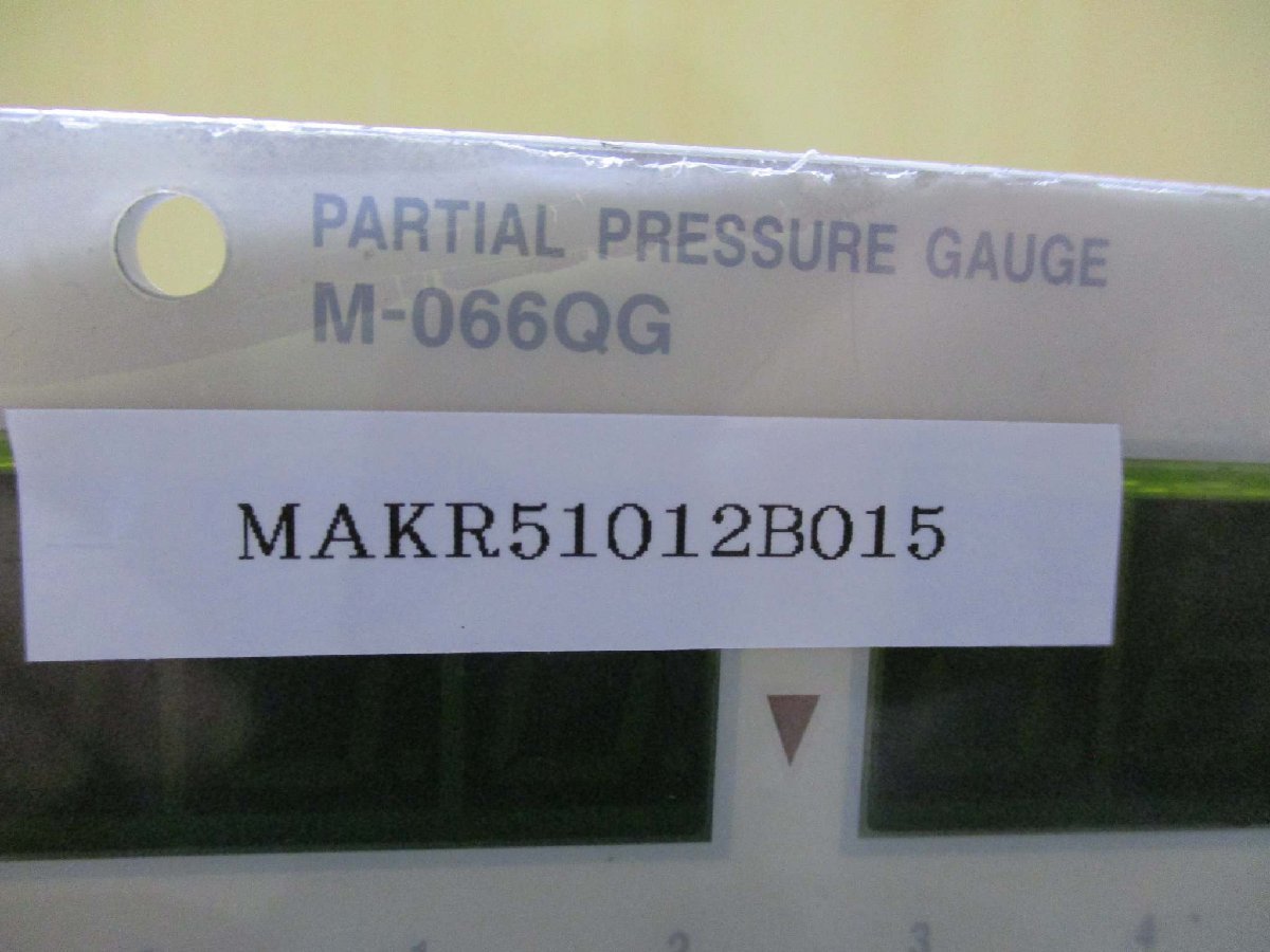 中古 ANELVA PARTIAL PRESSURE GAUGE M-066QG/A13-64245 通電OK(MAKR51012B015)_画像3