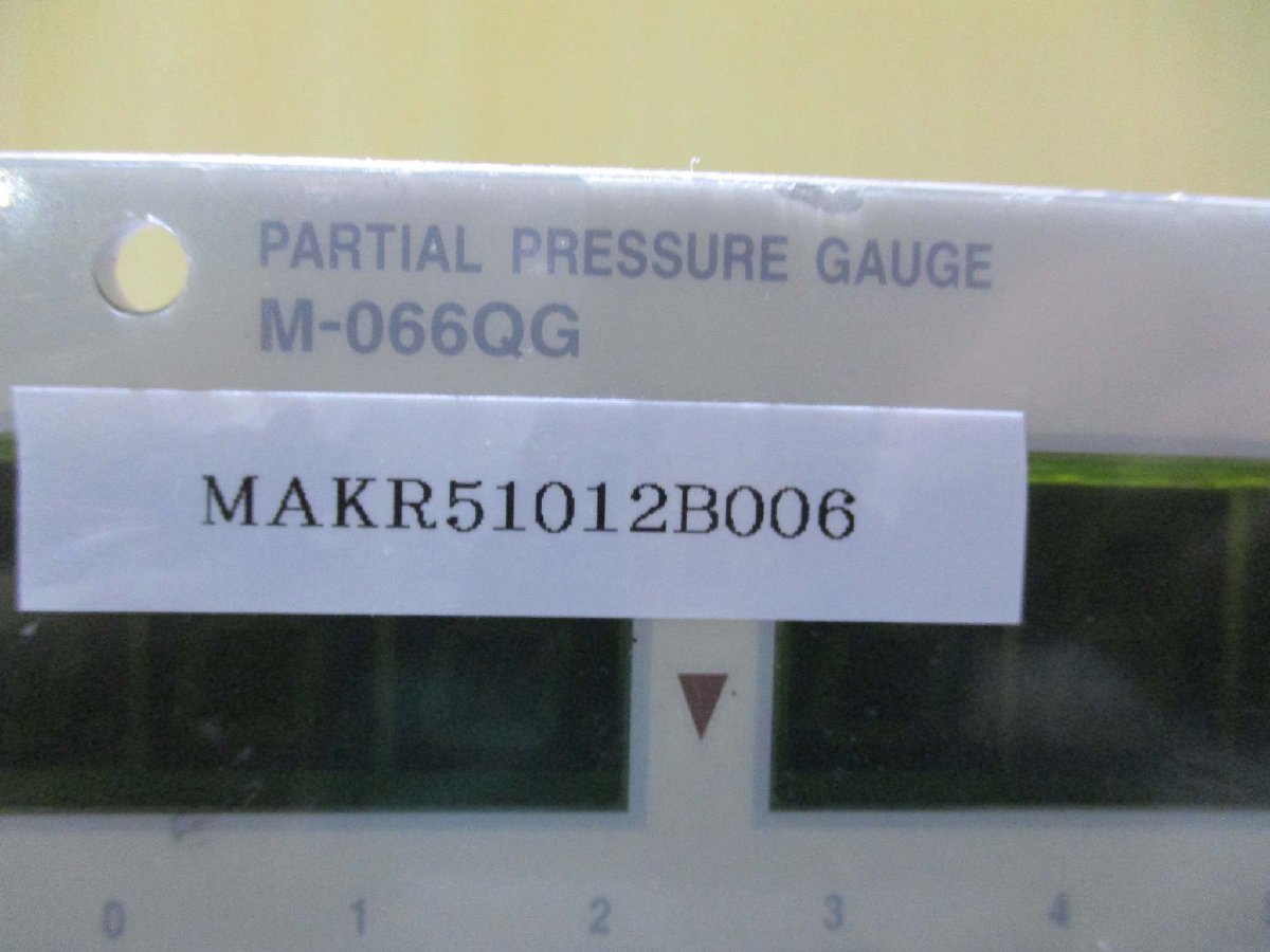 中古 ANELVA PARTIAL PRESSURE GAUGE M-066QG/A13-64245/PP001339 通電OK(MAKR51012B006)_画像3