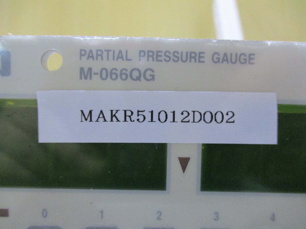 中古 ANELVA PARTIAL PRESSURE GAUGE M-066QG/A13-64245 通電OK(MAKR51012D002)_画像3