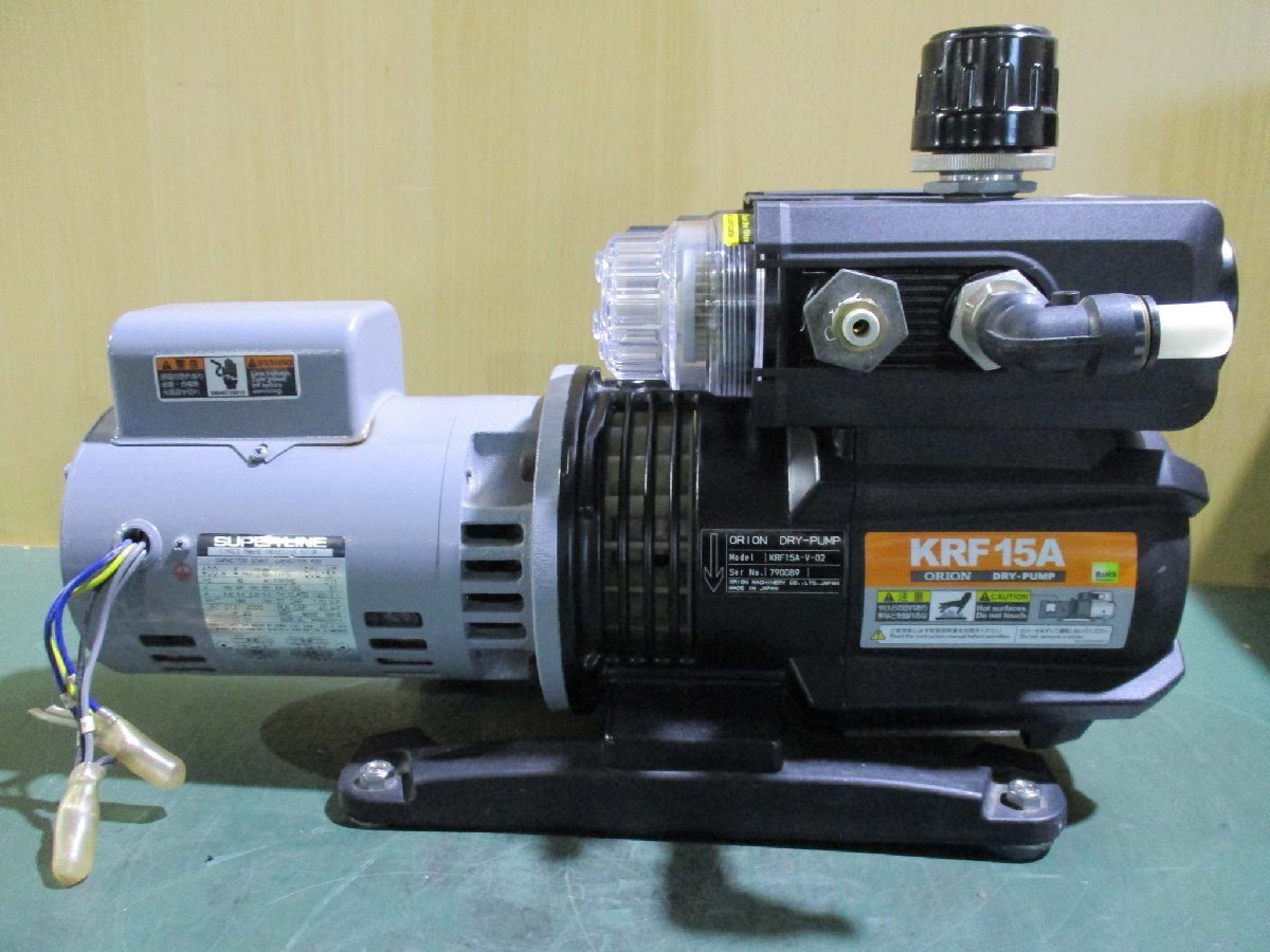 中古 SUPERLINE INDUCTION MOTOR SCL-KF 400W/ORION DRY-PUMP KRF15A-V-02 ＜送料別＞(MAQR50612E010)