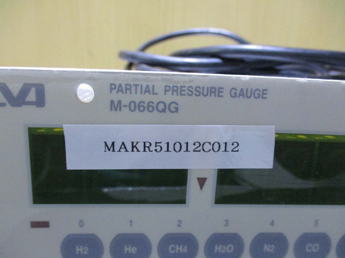 中古 ANELVA PARTIAL PRESSURE GAUGE M-066QG/A13-64245 通電OK(MAKR51012C012)_画像3