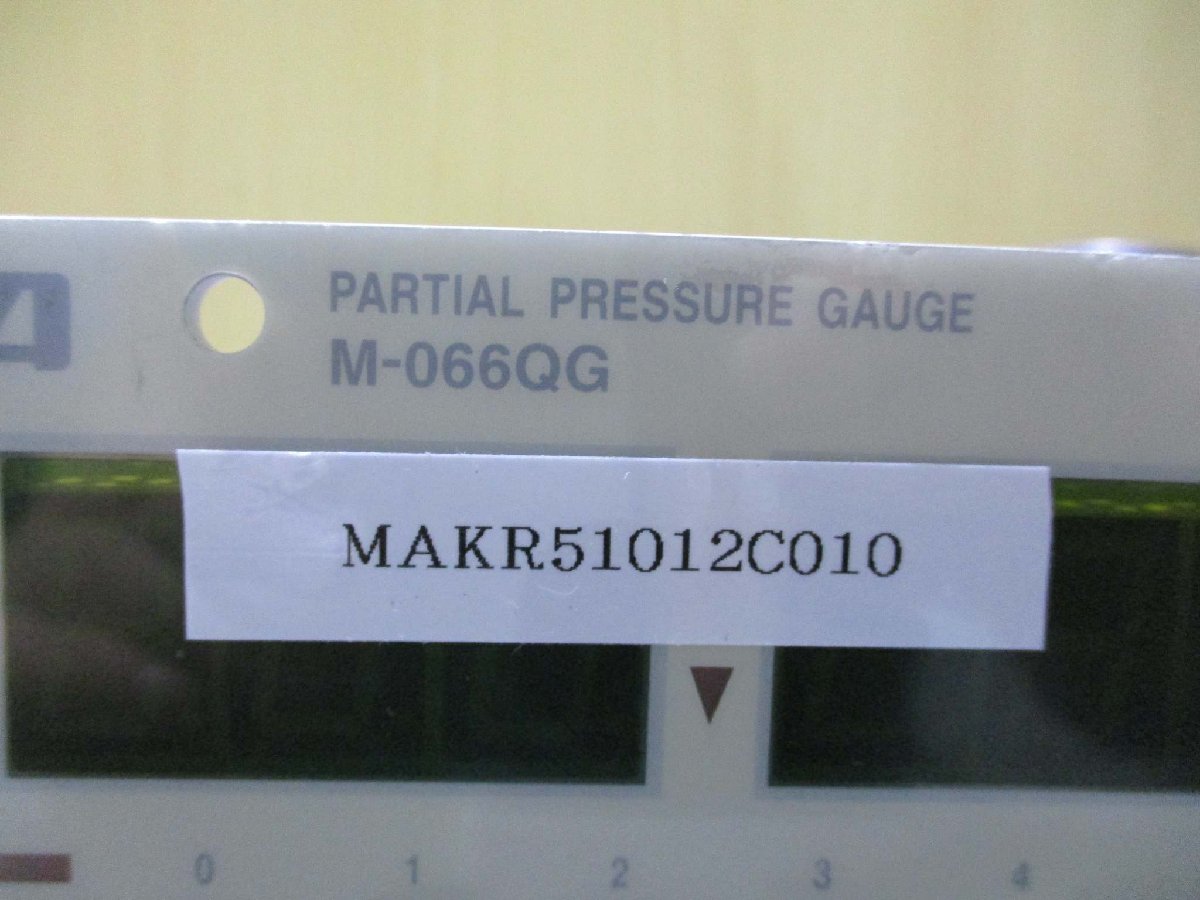 中古 ANELVA PARTIAL PRESSURE GAUGE M-066QG/A13-64245 通電OK(MAKR51012C010)_画像3