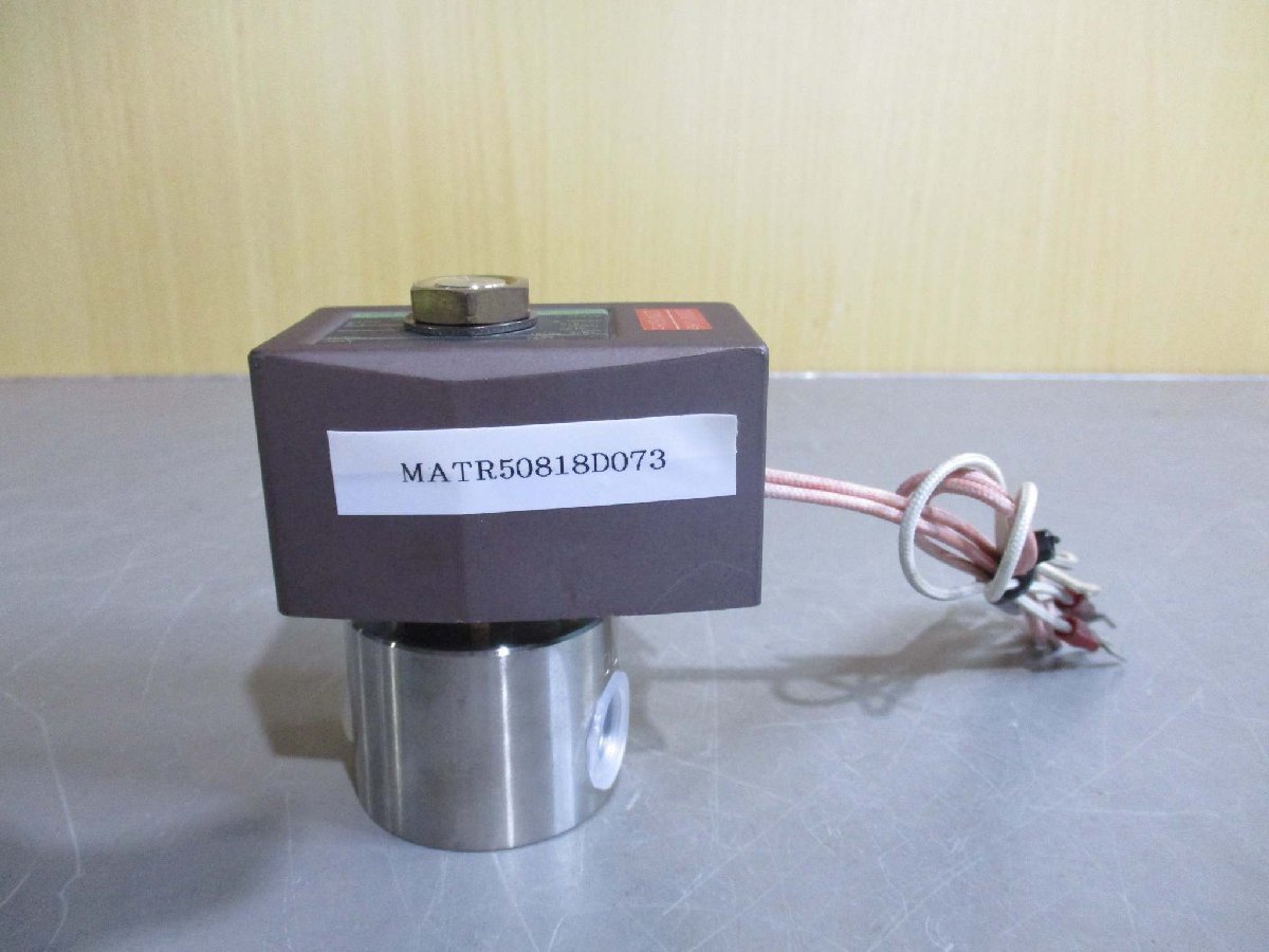 中古 CKD electromagnetic valve AB4X 電磁弁(MATR50818D073)_画像1