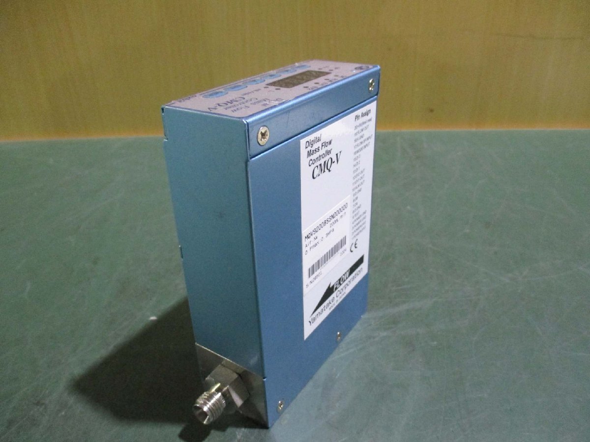 中古Yamatake Corporation CMQ-V CMQ9200BSSN000000 Mass Flow Controller 200ml/min(MAVR50320D022)_画像1