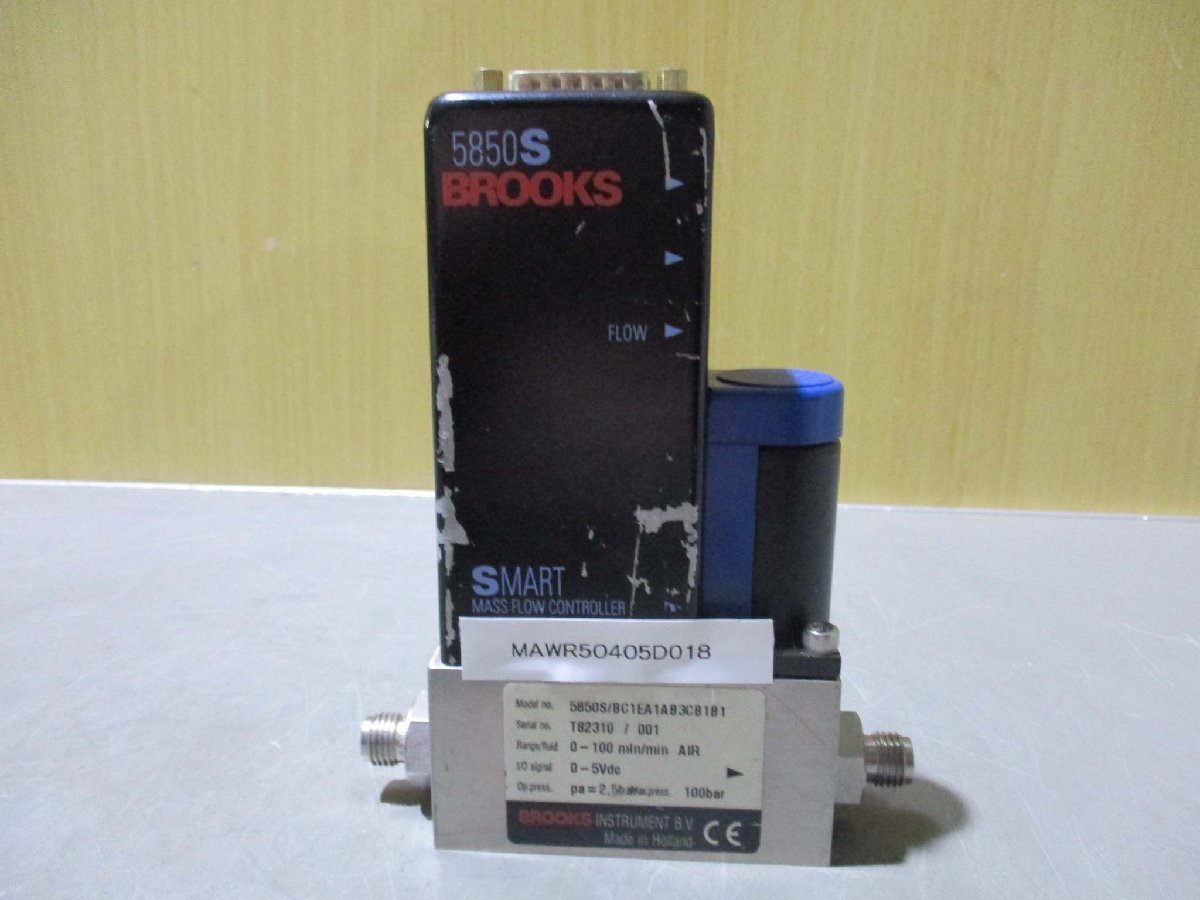 中古 BROOKS 5850S Mass Flow Controller(MAWR50405D018)