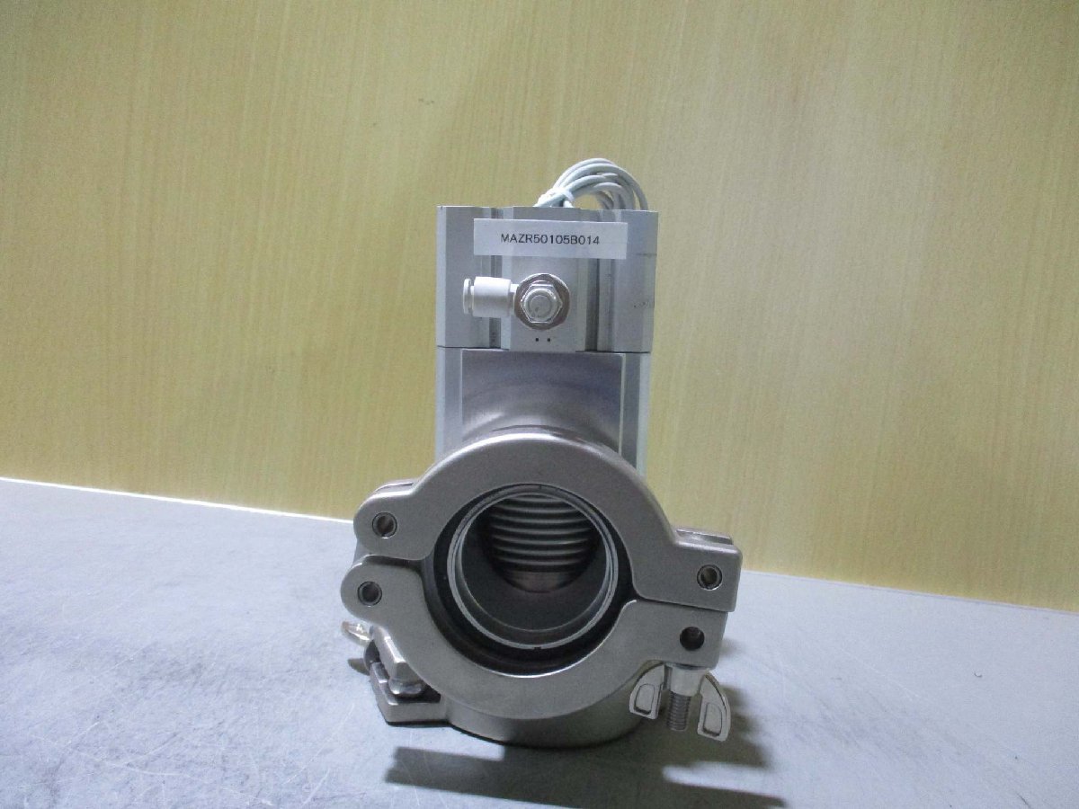 中古 CKD AIR OPERATED VALVE FOR VACUUM L型高真空バルブ(MAZR50105B014)_画像6