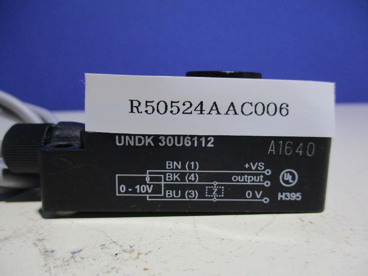 中古 UNDK 30U6112 センサー(R50524AAC006)_画像2