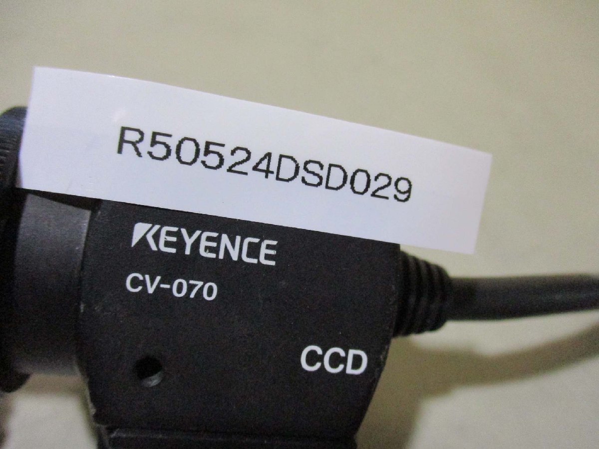 中古 KEYENCE CV-070 画像センサカメラ(R50524DSD029)_画像6