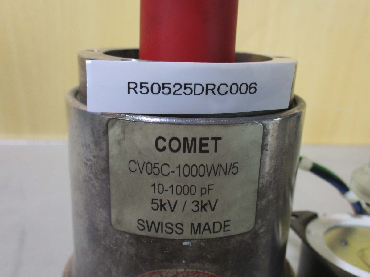 中古 COMET CV05C-1000WN/5 /JAPAN SERVO SR6G 同期モーター(R50525DRC006)_画像2