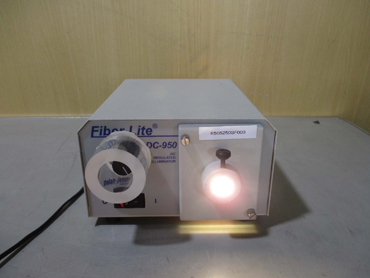 中古 Fiber-Lite ファイバー光源 LED DC-950 DC950HB 100ー240VAC 200W 通電OK(R50525DSF003)