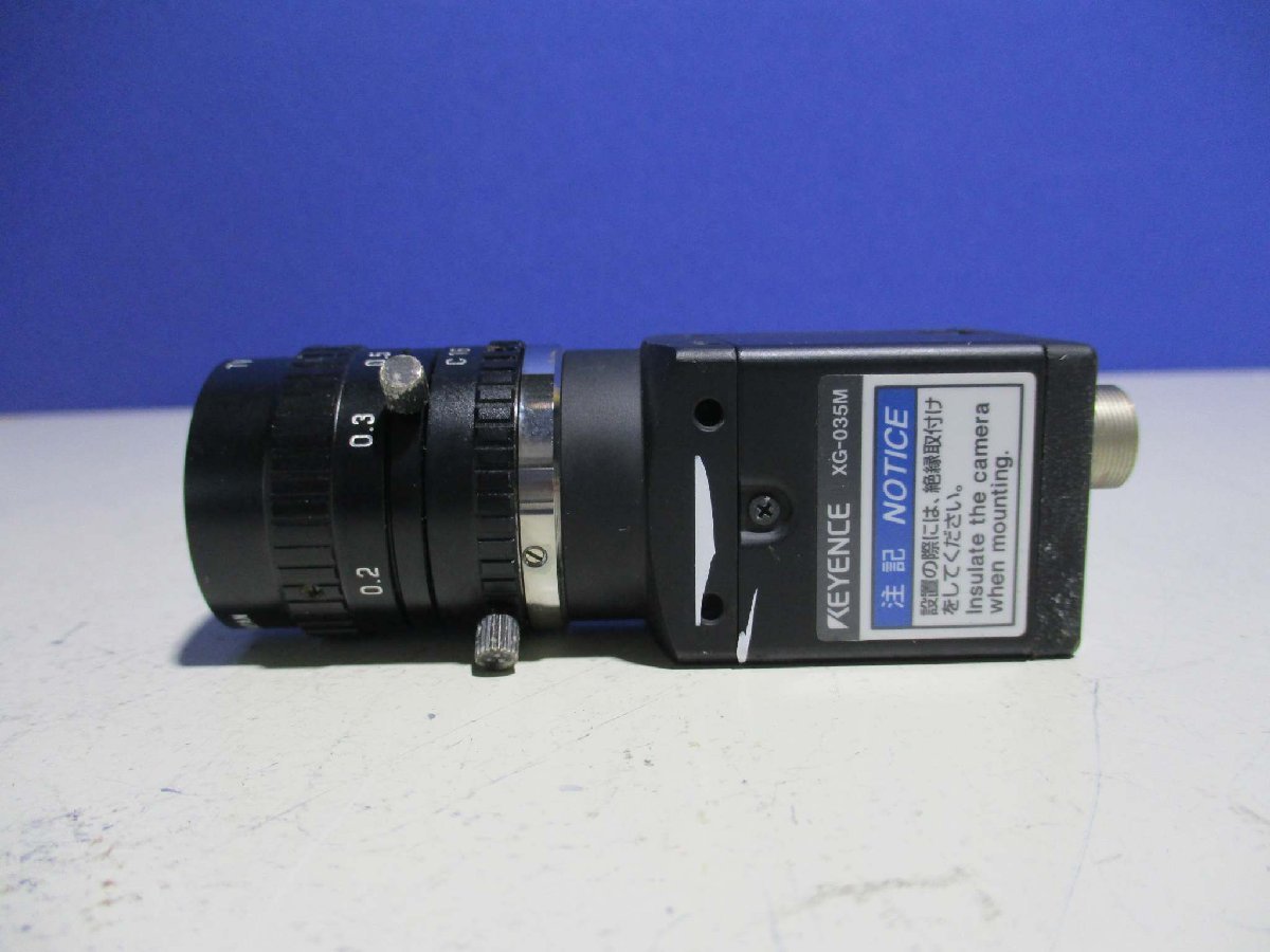 中古 KEYENCE XG-035M 画像処理システム/TV LENS 8MM 1:1.3(R50527ABB029)_画像2