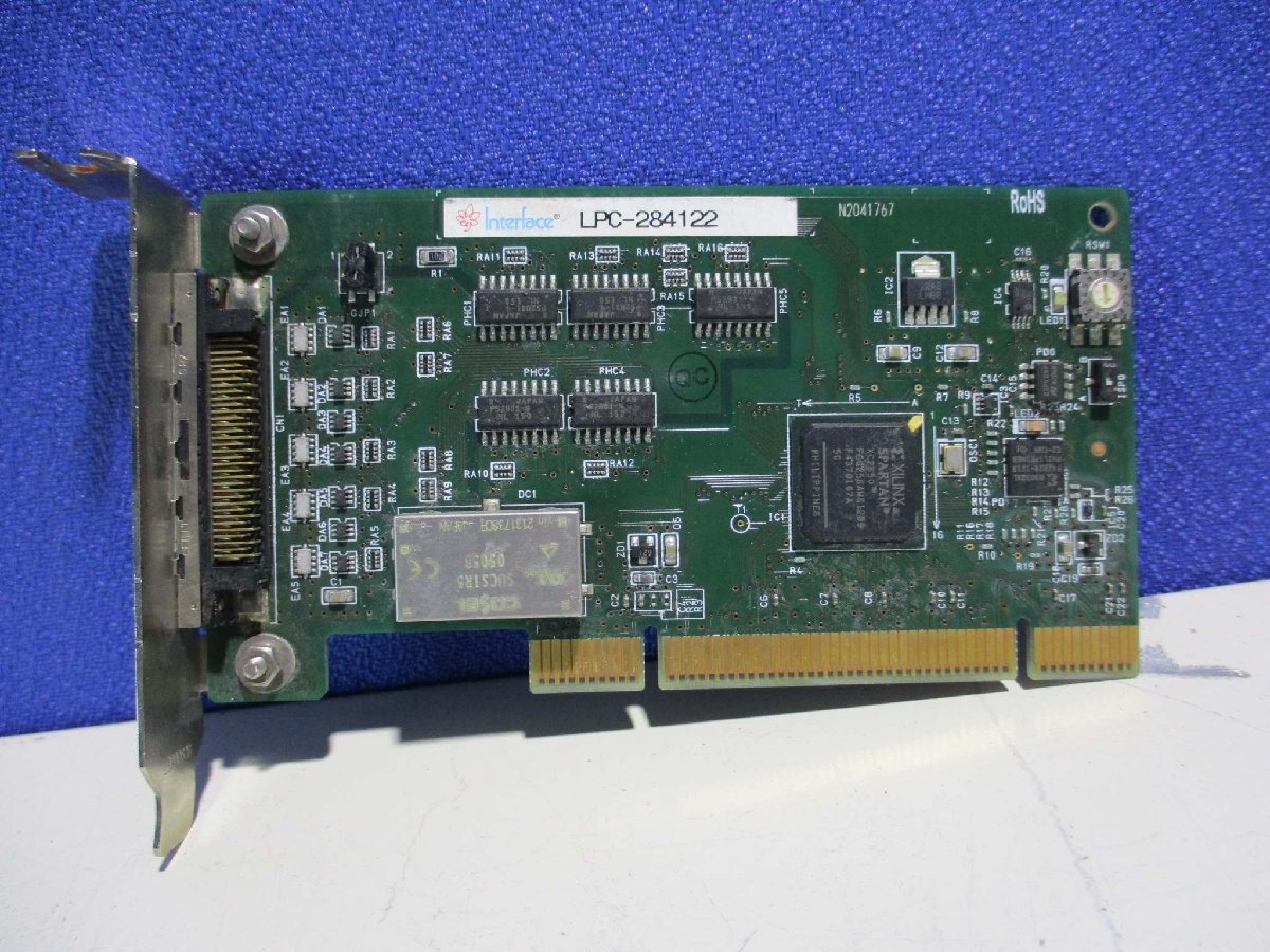 中古 Interface LPC-284122 デジタル入出力インタフェースモジュール DIO16/16点 絶縁(R50527AADD110)_画像2