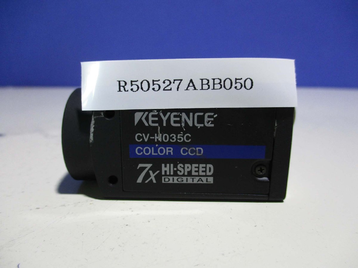 中古 KEYENCE CV-H035C 7倍速ハイスピードカラー CCDカメラ(R50527ABB050)_画像1