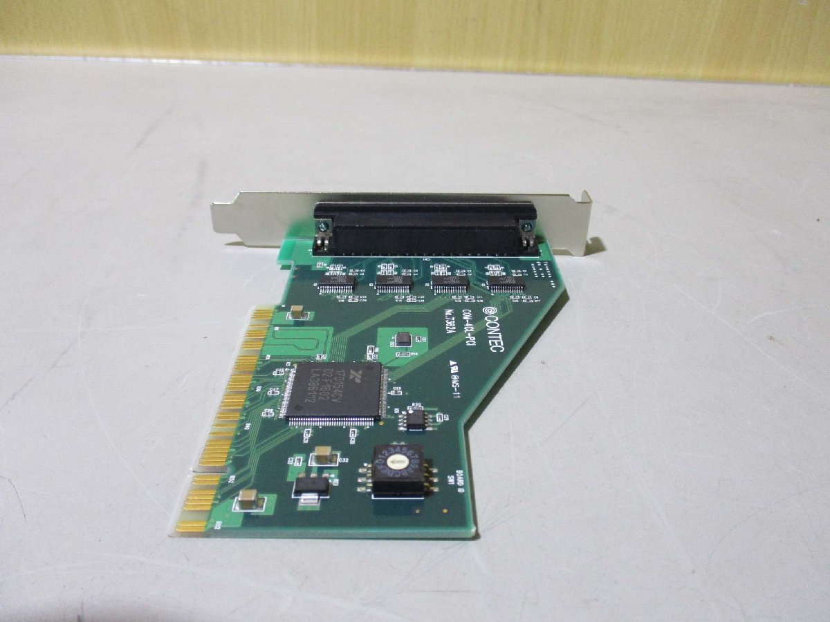 中古 CONTEC COM-4CL-PCI NO.7362A シリアル通信 PCI ボード(R50527BCD066)_画像7