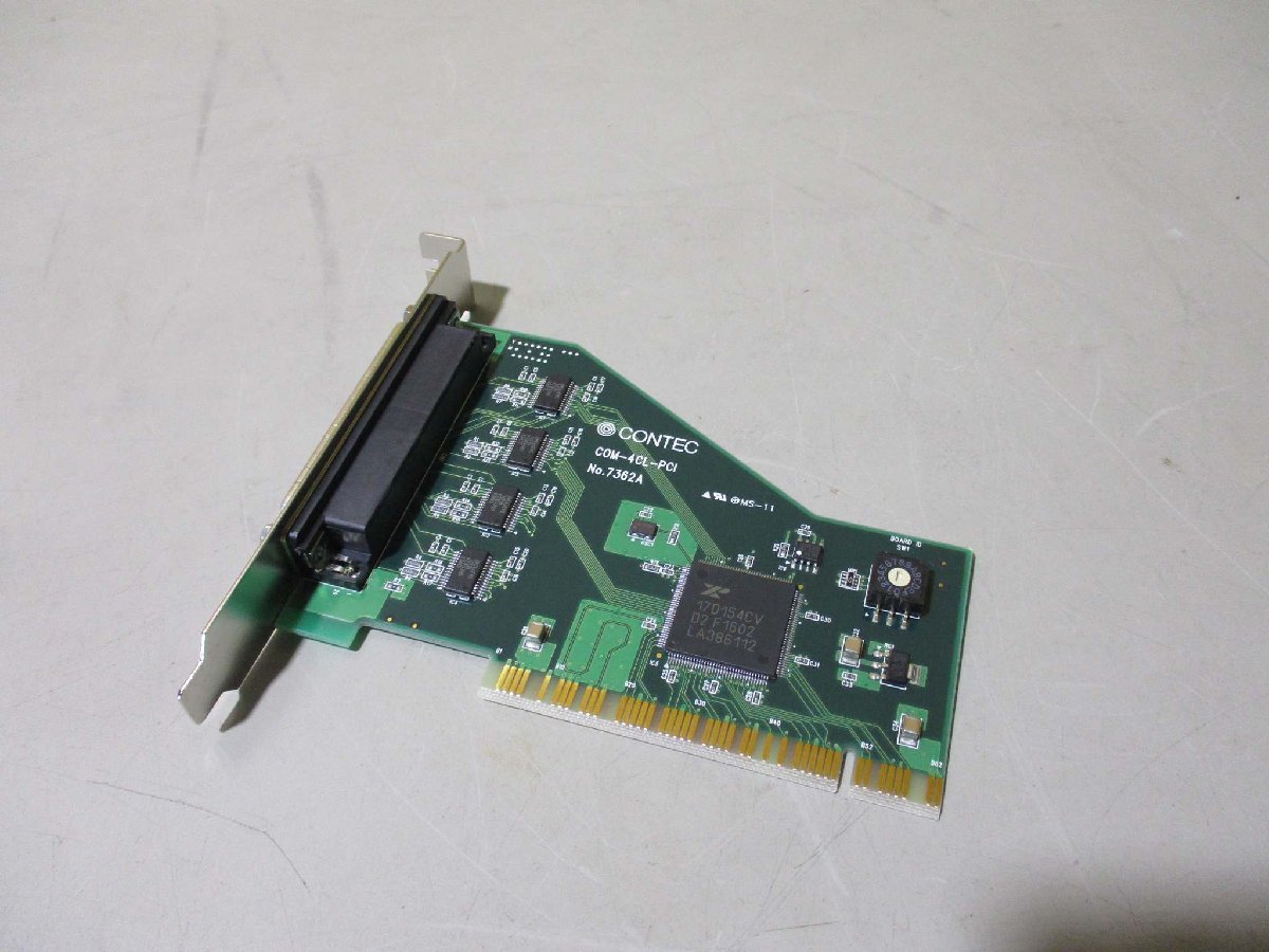 中古 CONTEC COM-4CL-PCI NO.7362A シリアル通信 PCI ボード(R50527BCD066)_画像8