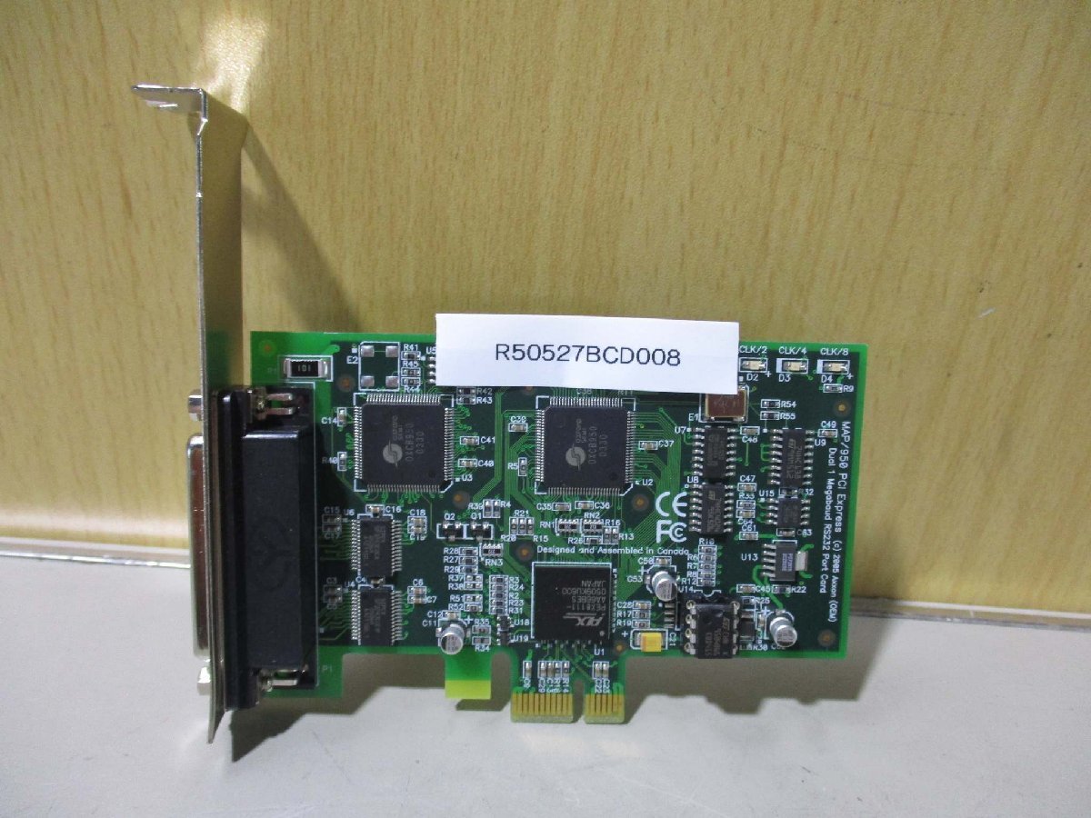 中古 Axxon MAP/950 PCI Express Quad 1 Megabaud RS232 Port Card(R50527BCD008)_画像1
