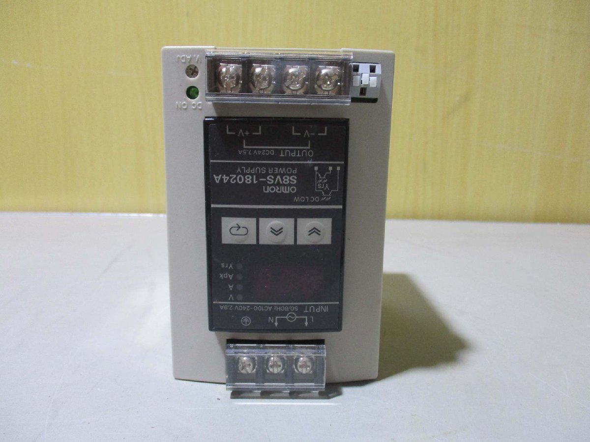 中古 OMRON POWER SUPPLY S8VS-18024A/ED2 パワーサプライ(R50529CADB056)_画像7