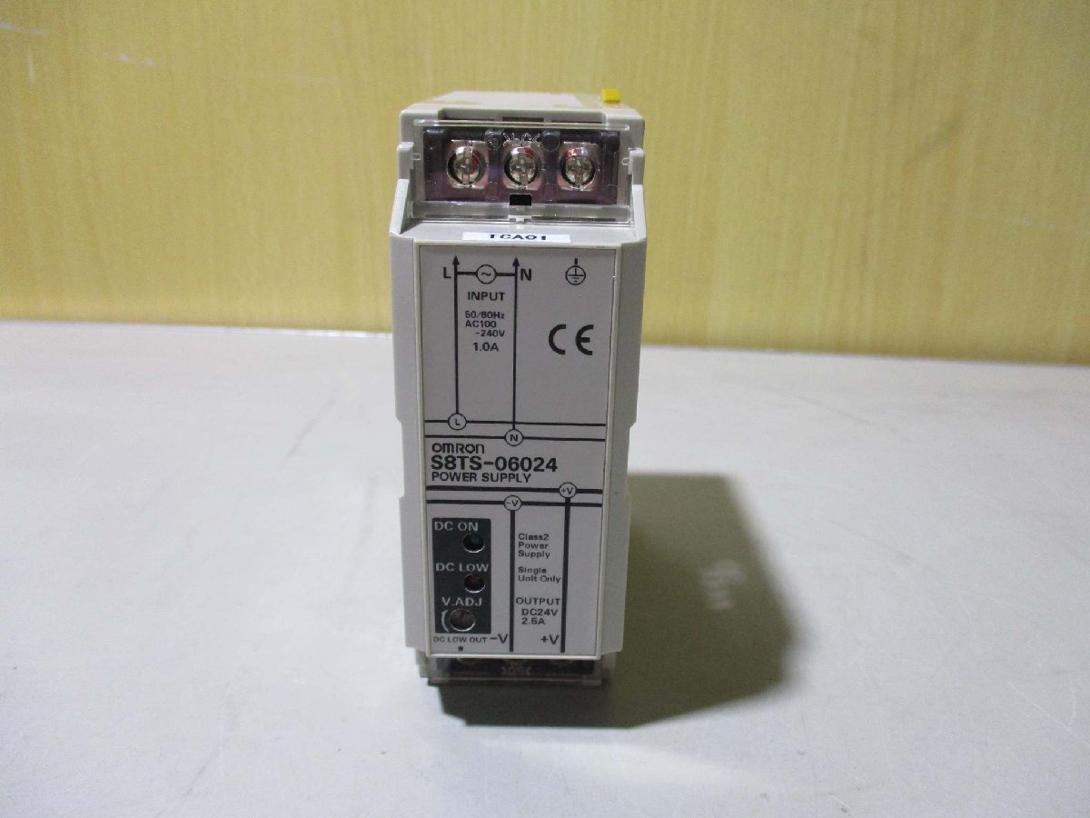 中古 OMRON POWER SUPPLY S8TS-06024 パワーサプライ(R50529CADB063)_画像8